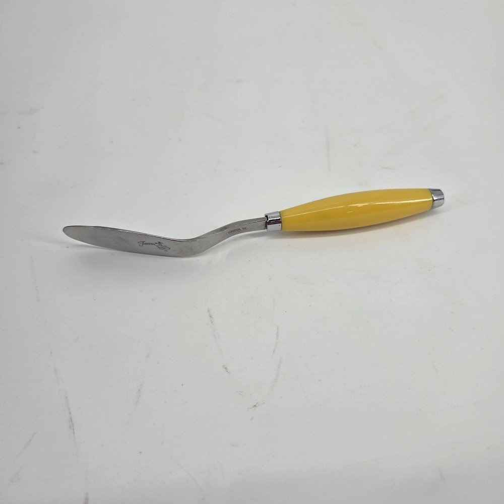 FIESTA Sunflower Butter Spreader Cheese knife 6-3/4" DANCING LADY logo
